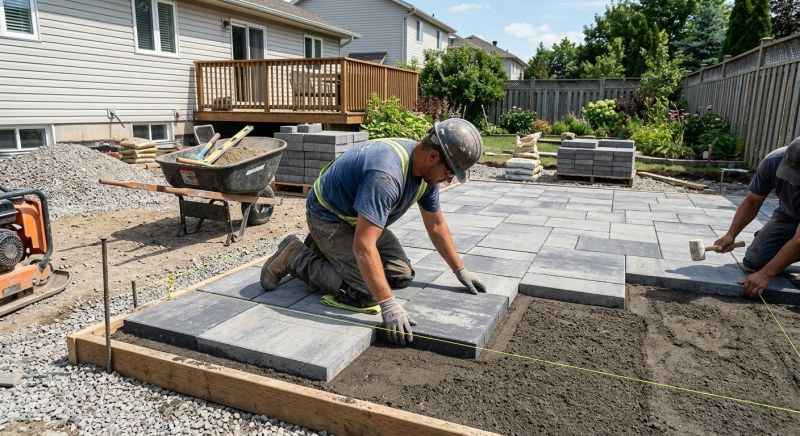 Garden Pavers Installation in Fairfield County, CT
