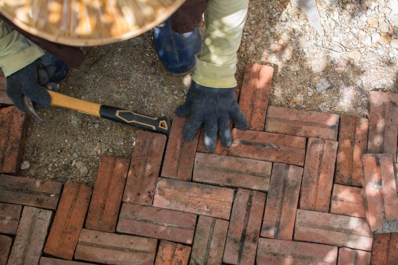 Patio Brick Installation in Burlington, VT